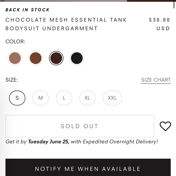 Chocolate double mesh bodysuit - Picture 7 of 10